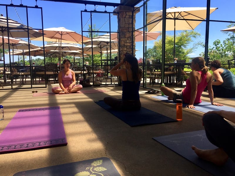 Yoga DANCIN Vineyards in Southern Oregon