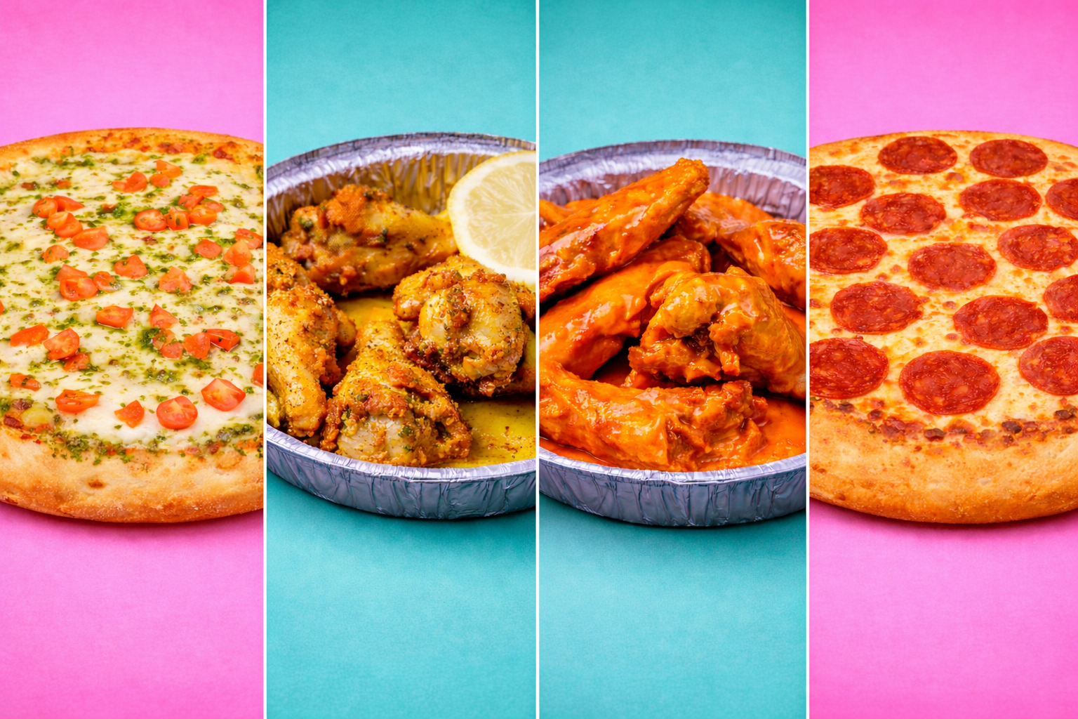 a pizza sitting on top of a table