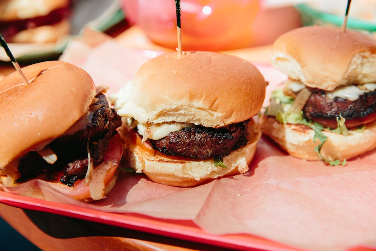 a close up of a sandwich sitting on top of a table