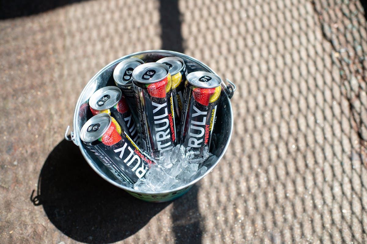 a bunch of cans