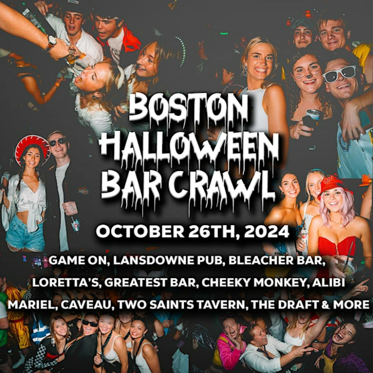 halloween bar crawl boston bleacher bar