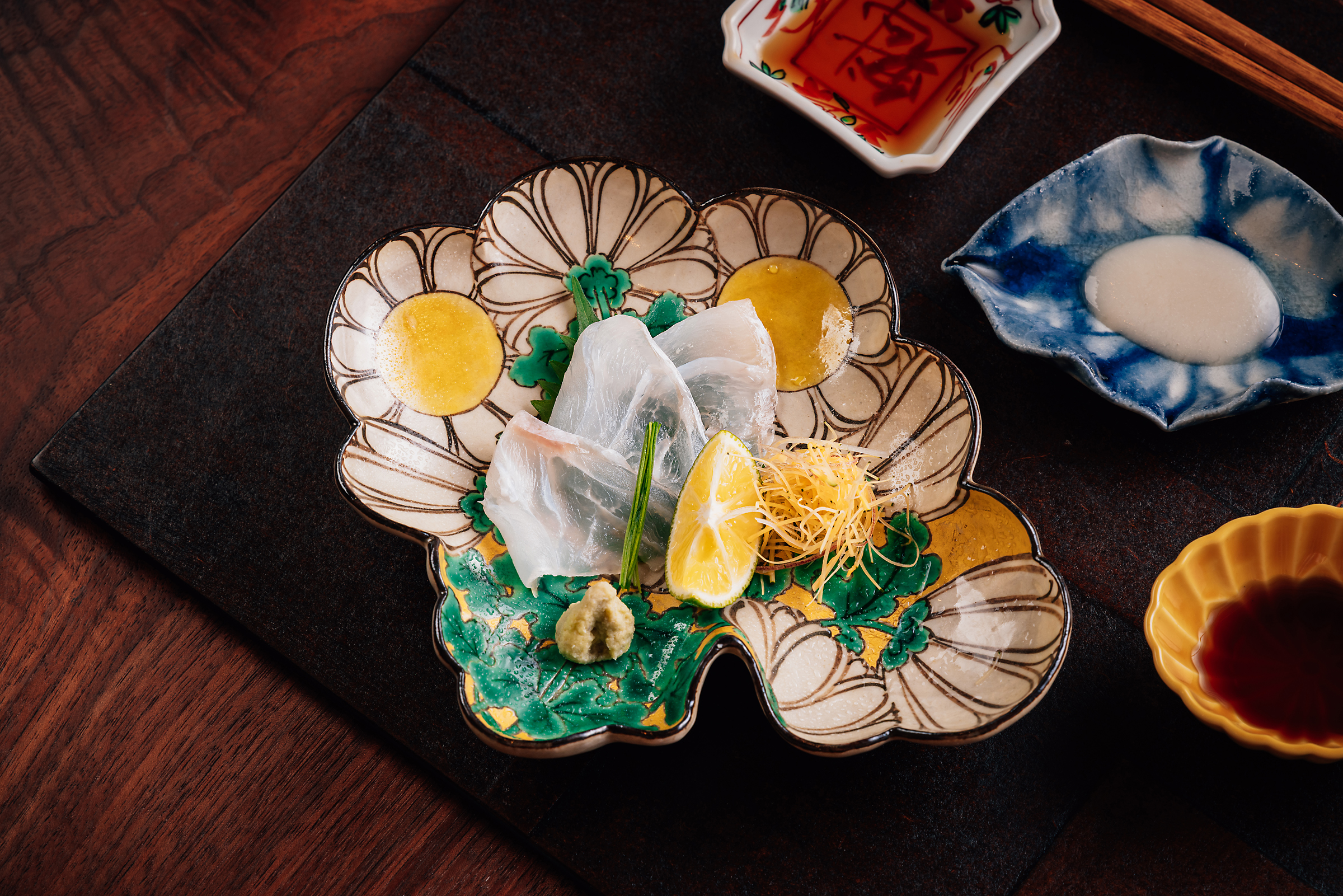 Seasonal Kaiseki plate at KIGO DIFC