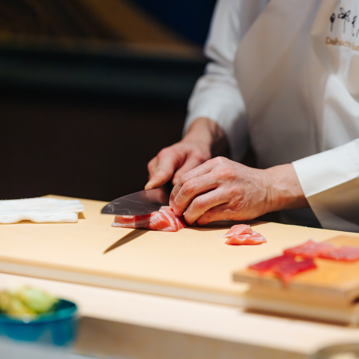 a person sitting at a table