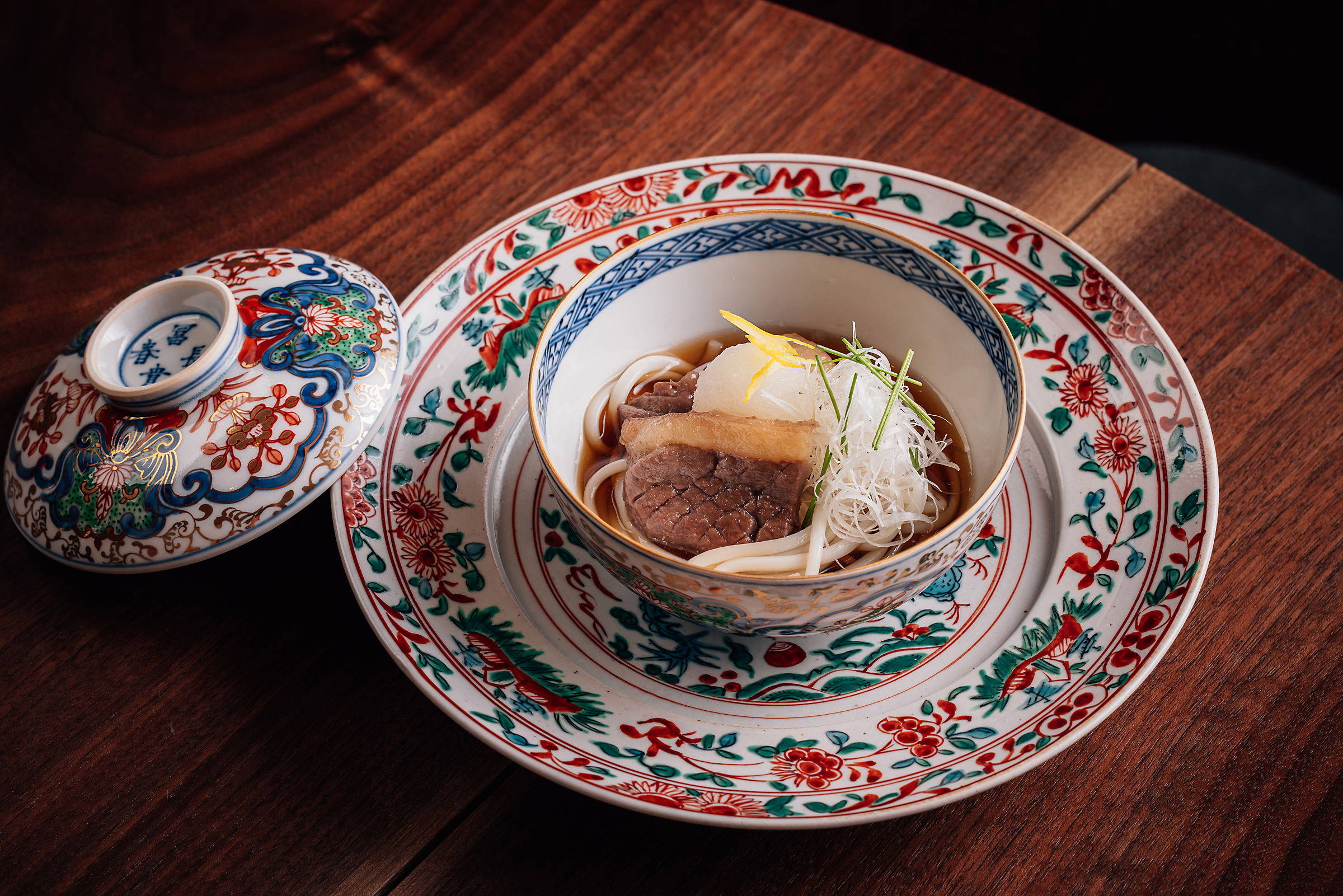 a plate of food and a cup of coffee