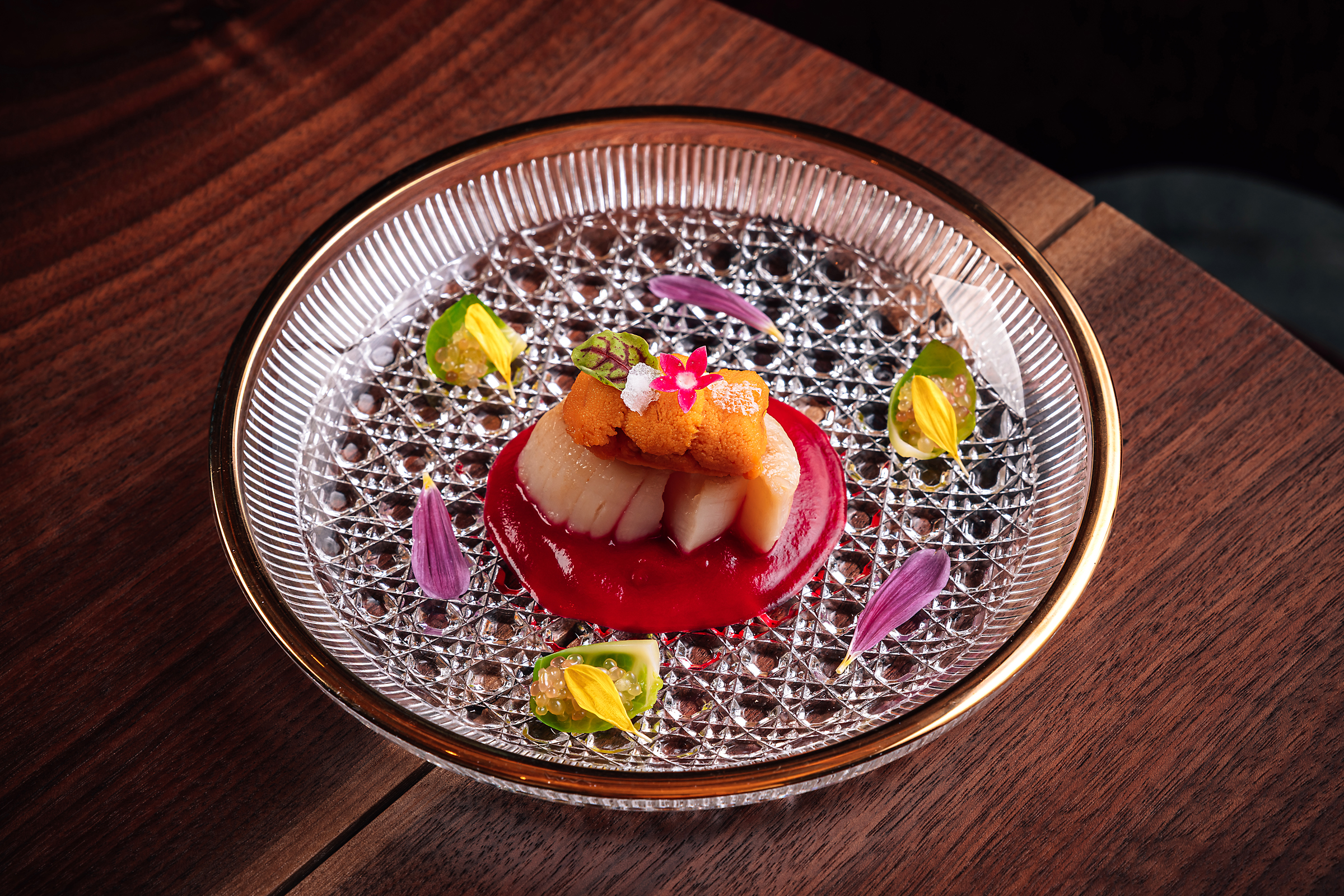 Seasonal Kaiseki plate at KIGO DIFC