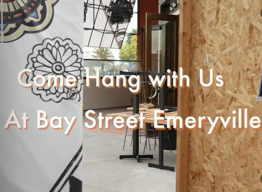 a sign on the side of a building