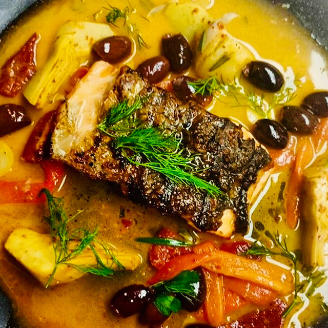 a plate of food with broccoli