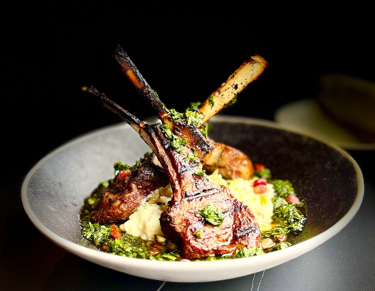 a bowl of food on a plate