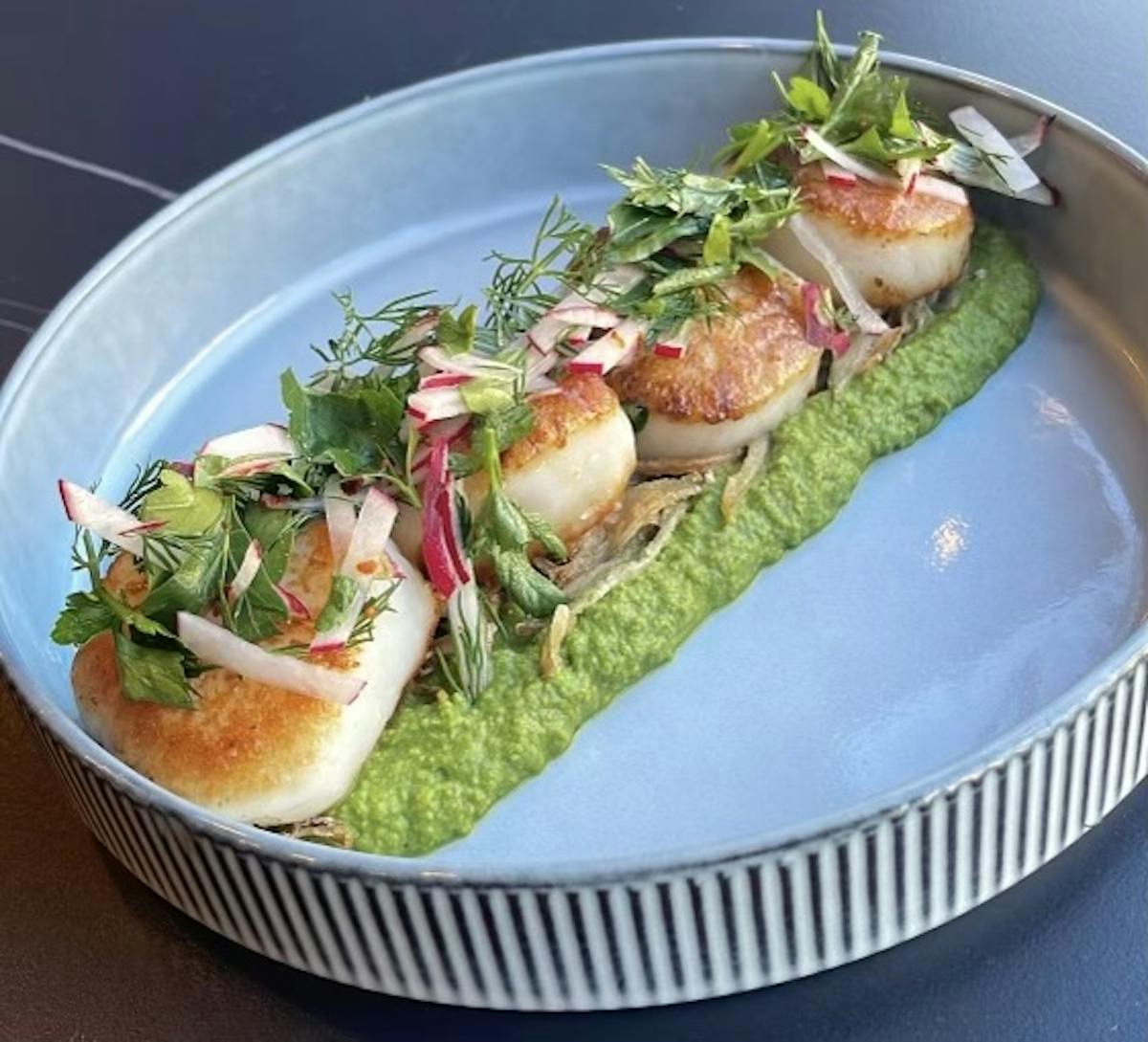 a plate of food