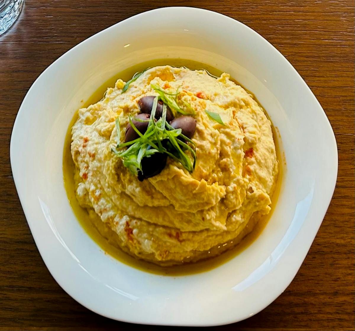 a plate of food on a table