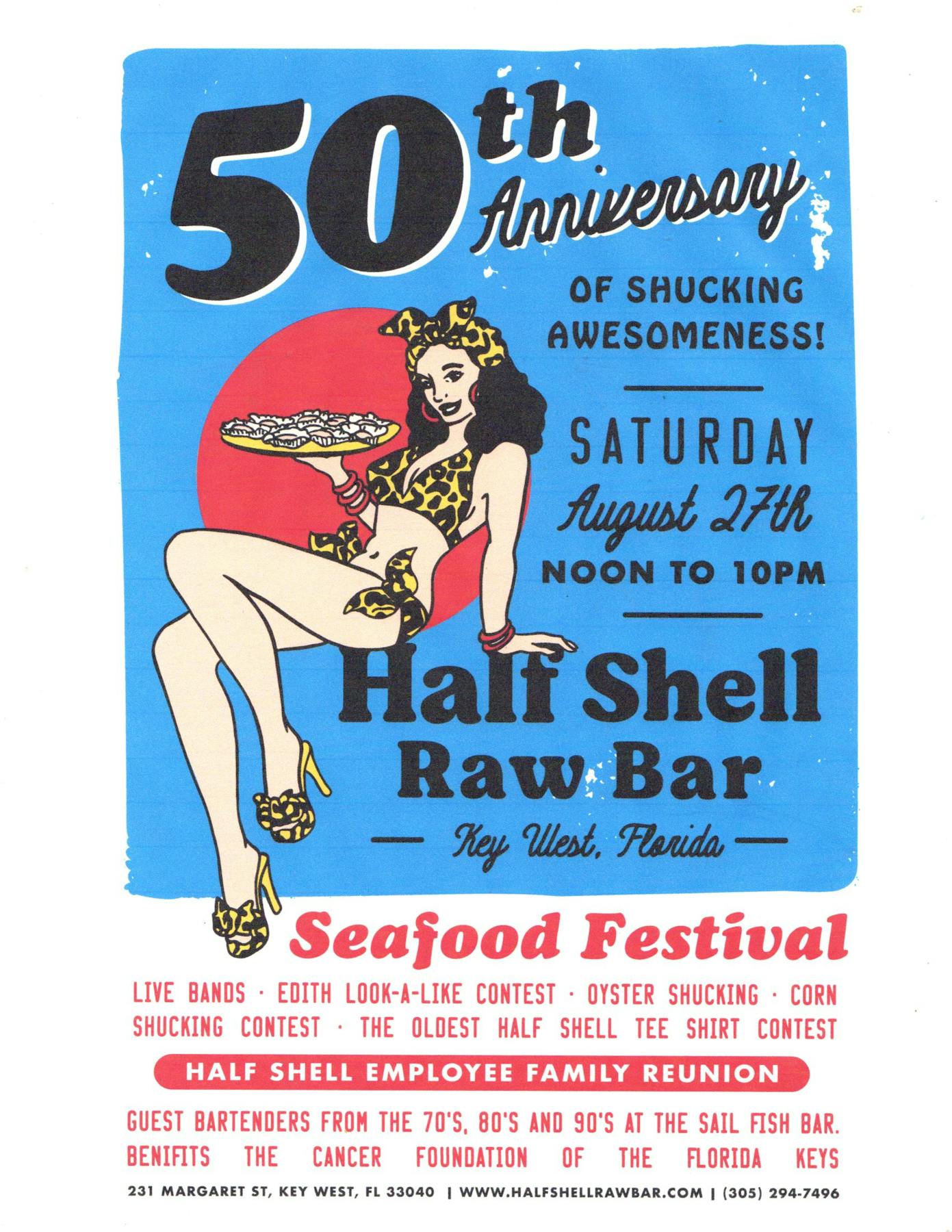 Half Shell Raw Bar 50th Anniversay Seafood Festival