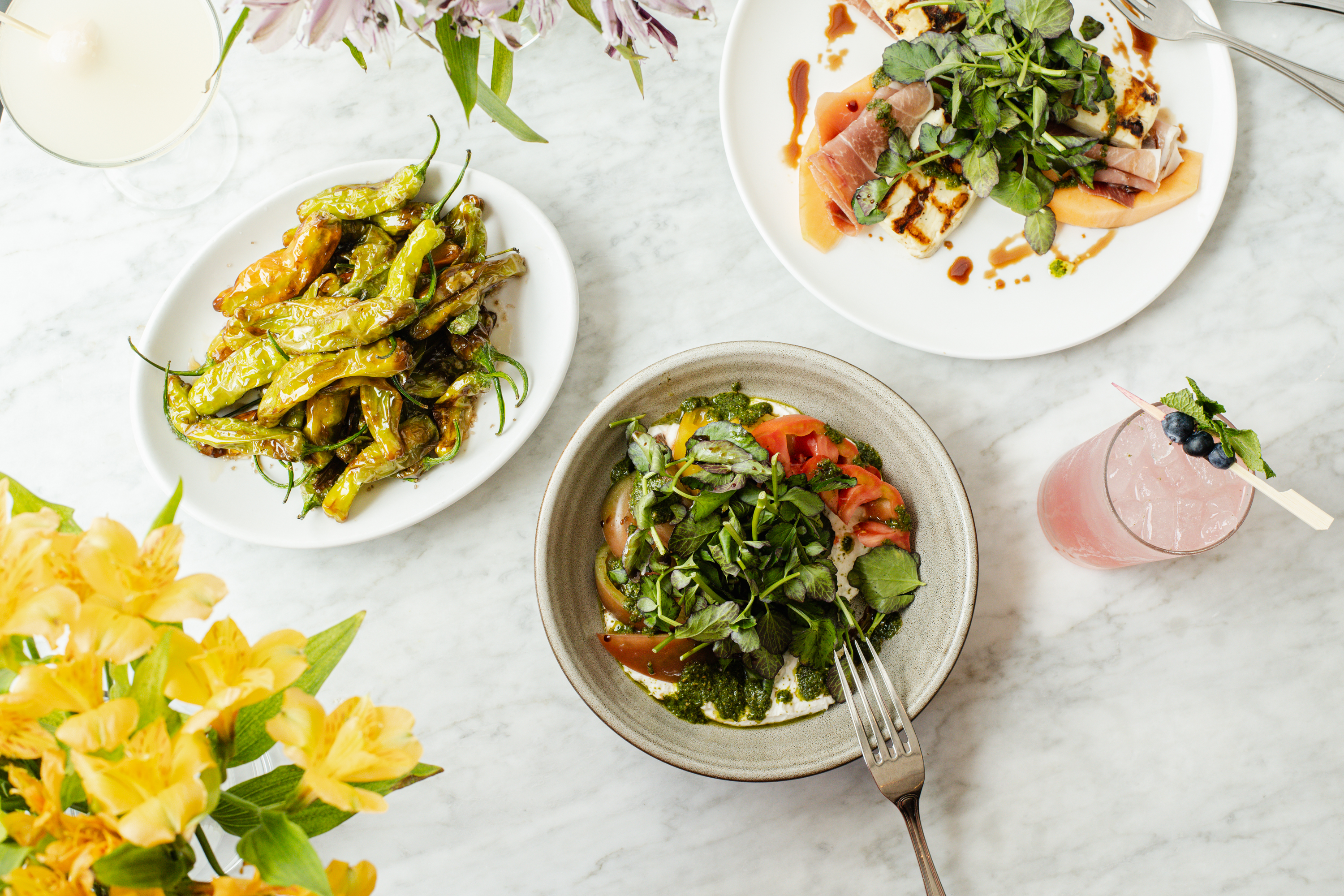 a plate of food on a table