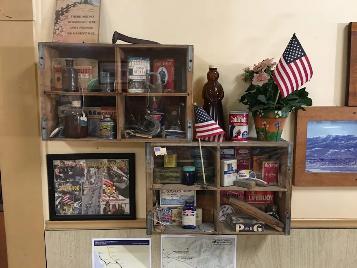 a close up of a book shelf
