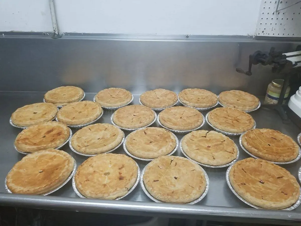 Baked pies to goa counter