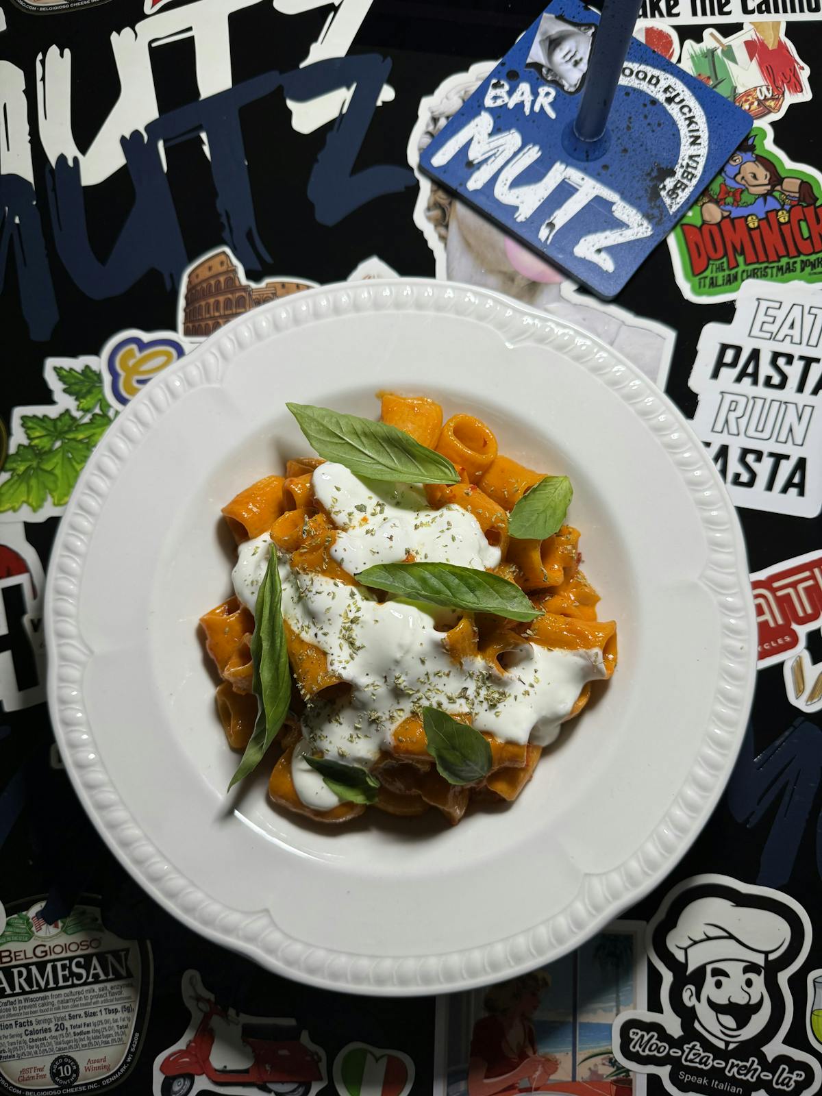 a plate of food on a table