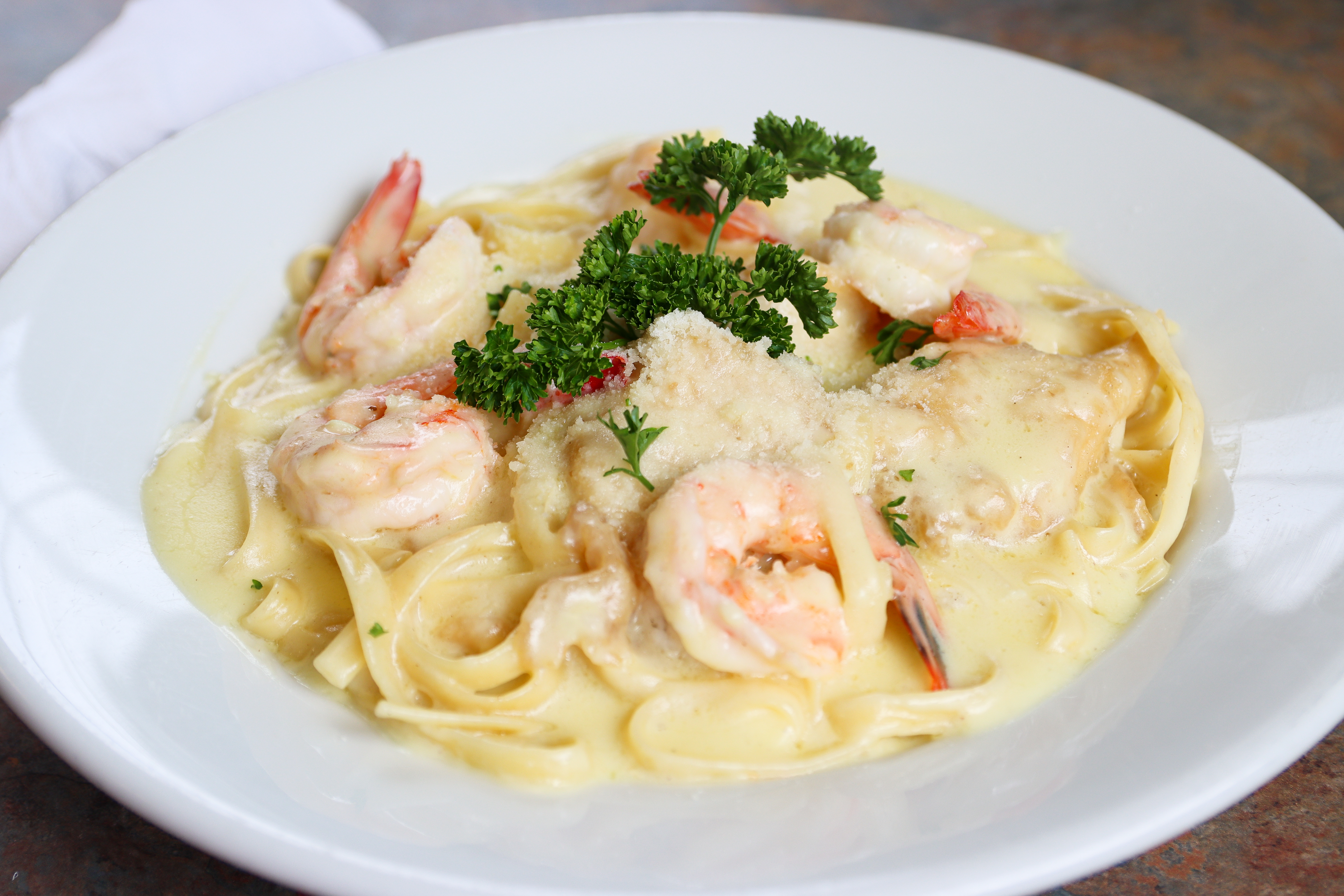 a plate of food on a table