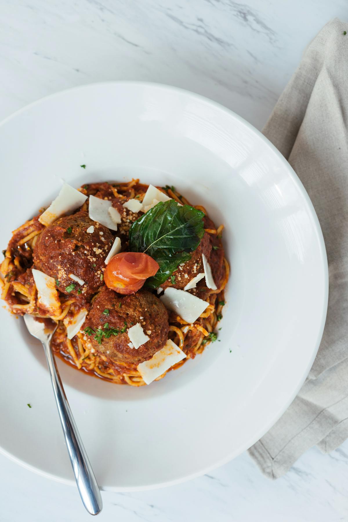 a plate of food on a table