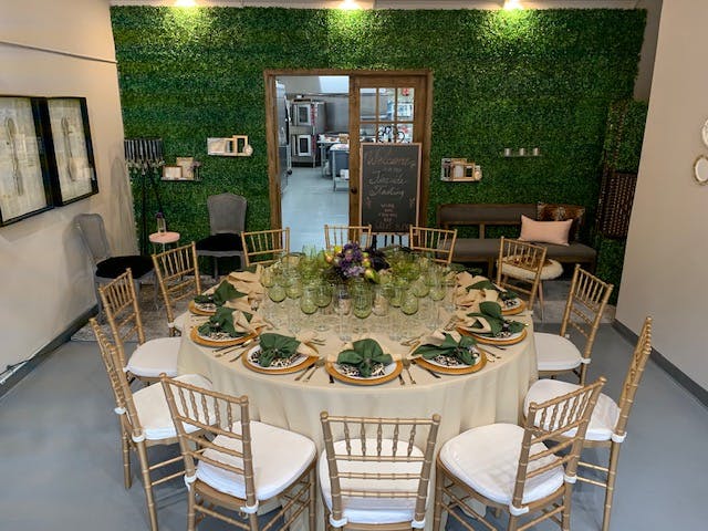 a dining room table