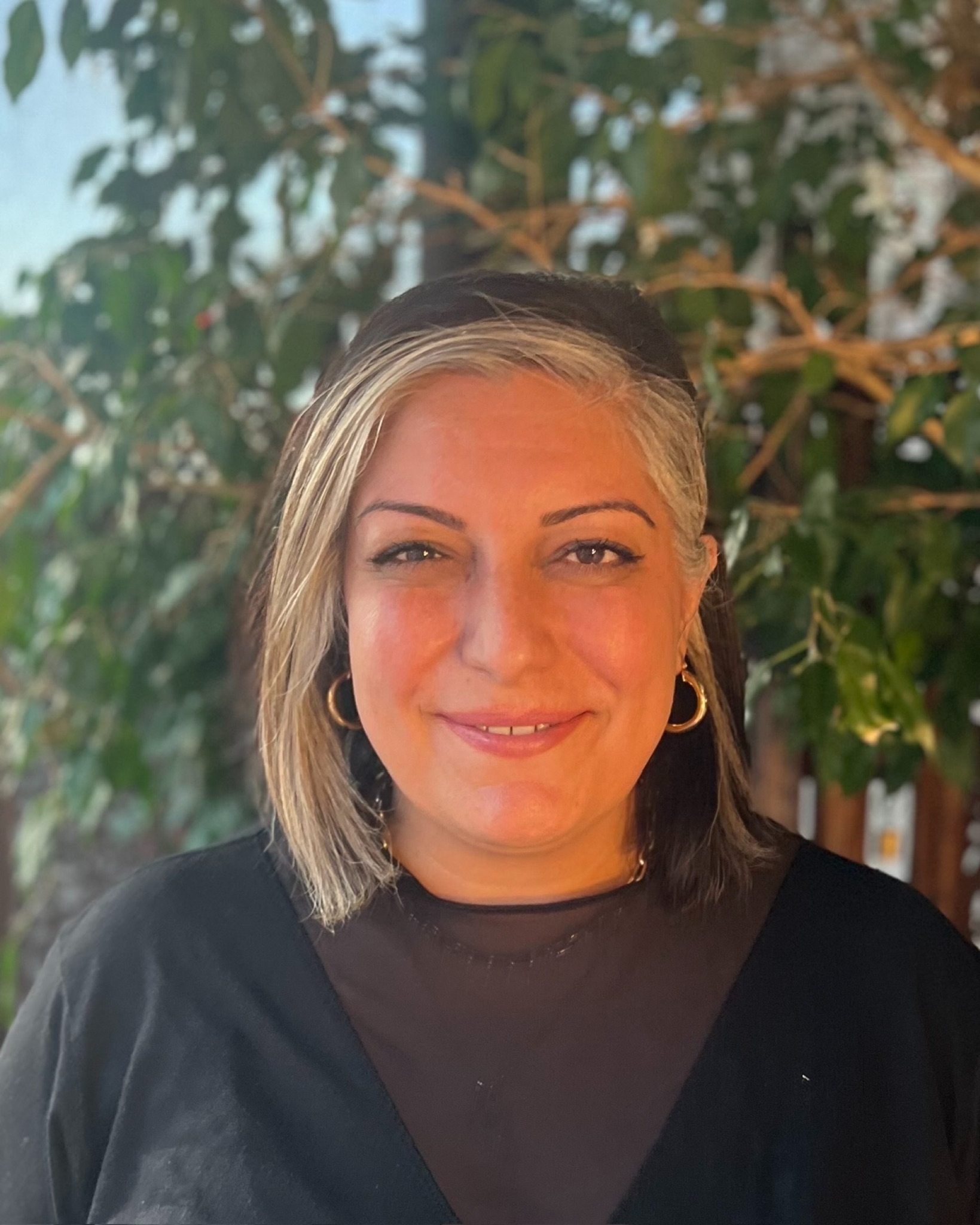 a person posing for a photo