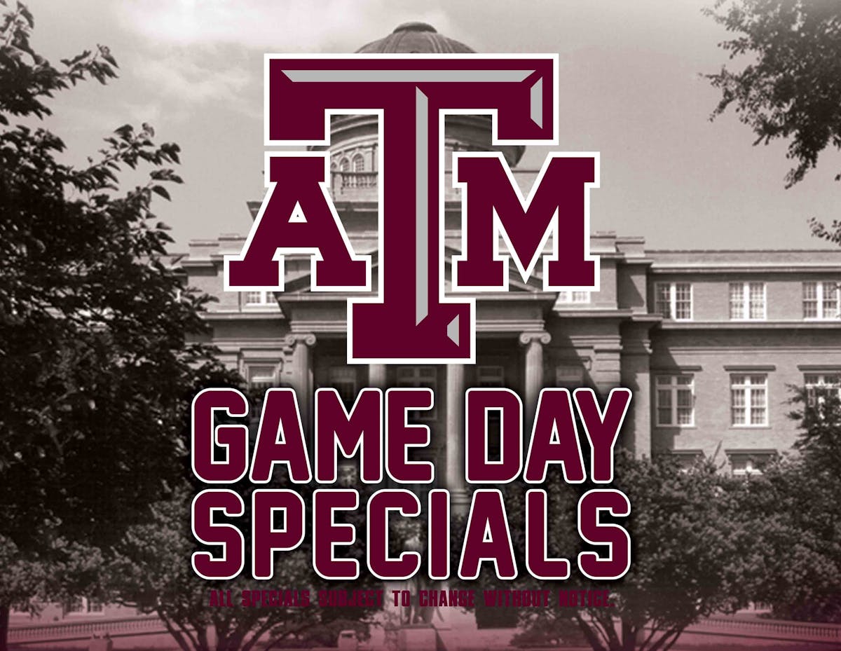 Texas A&M Game Day Specials