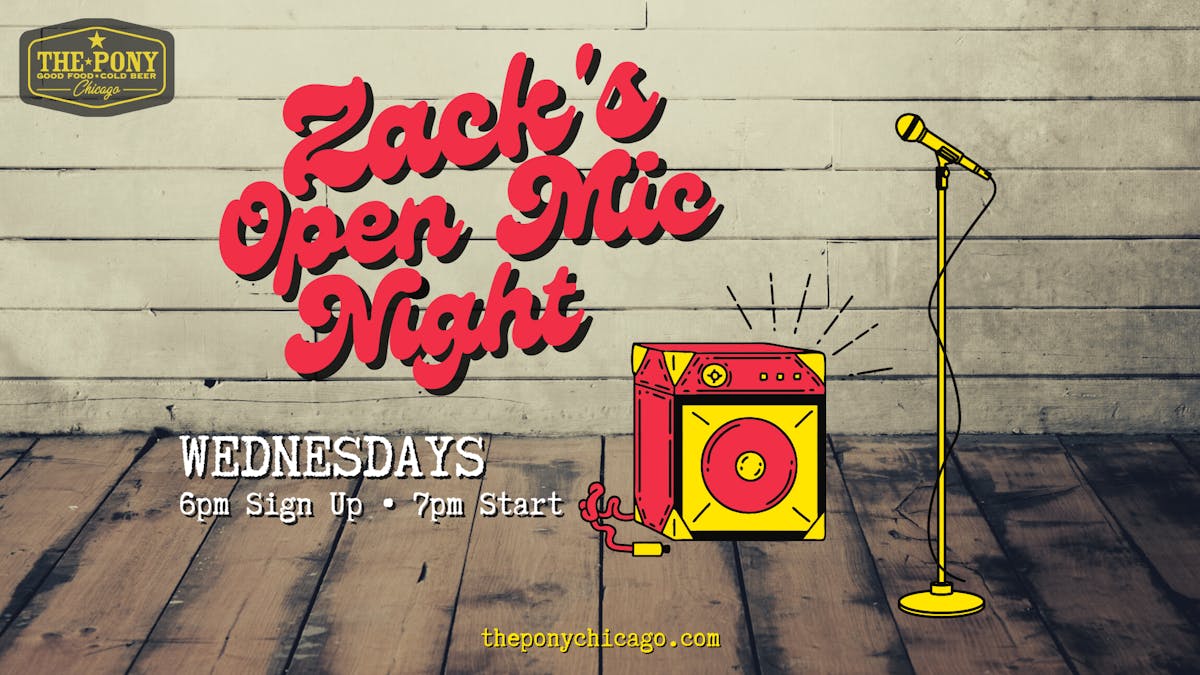 open mic wednesdays at the pony inn chicago