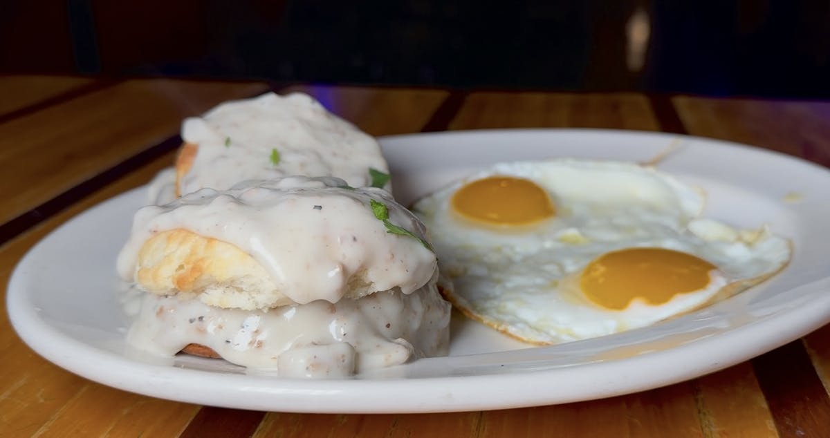 southern style biscuits and gravy