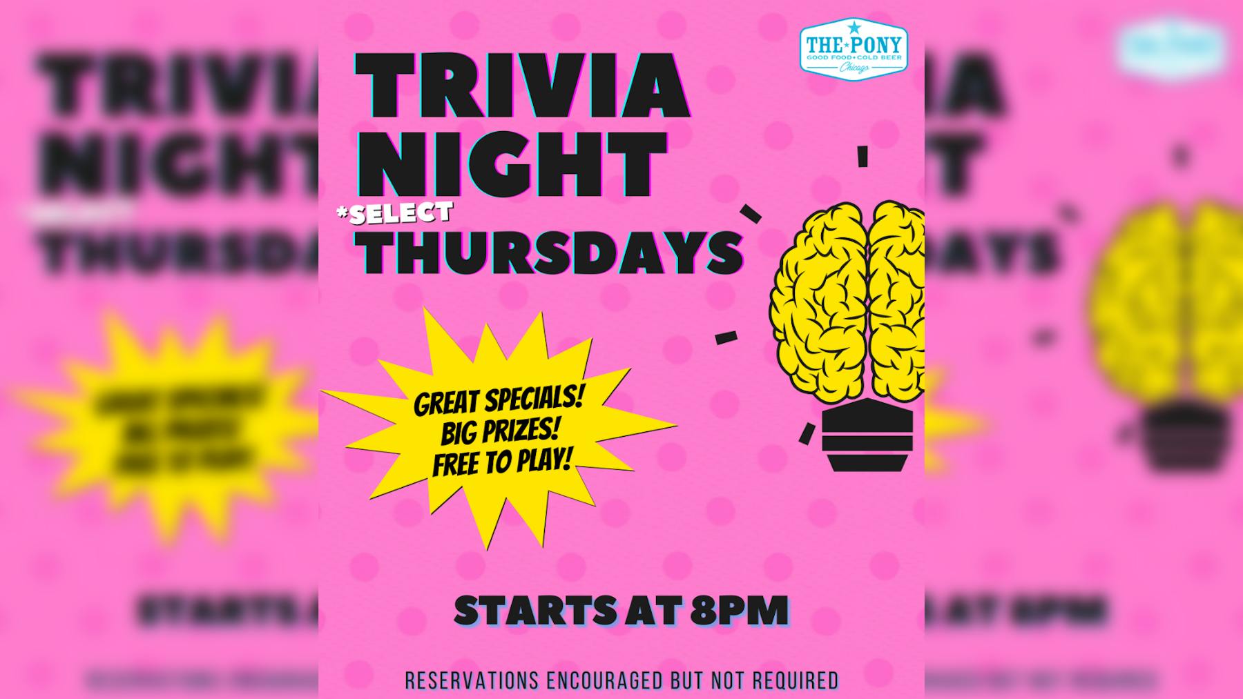 thursday trivia night