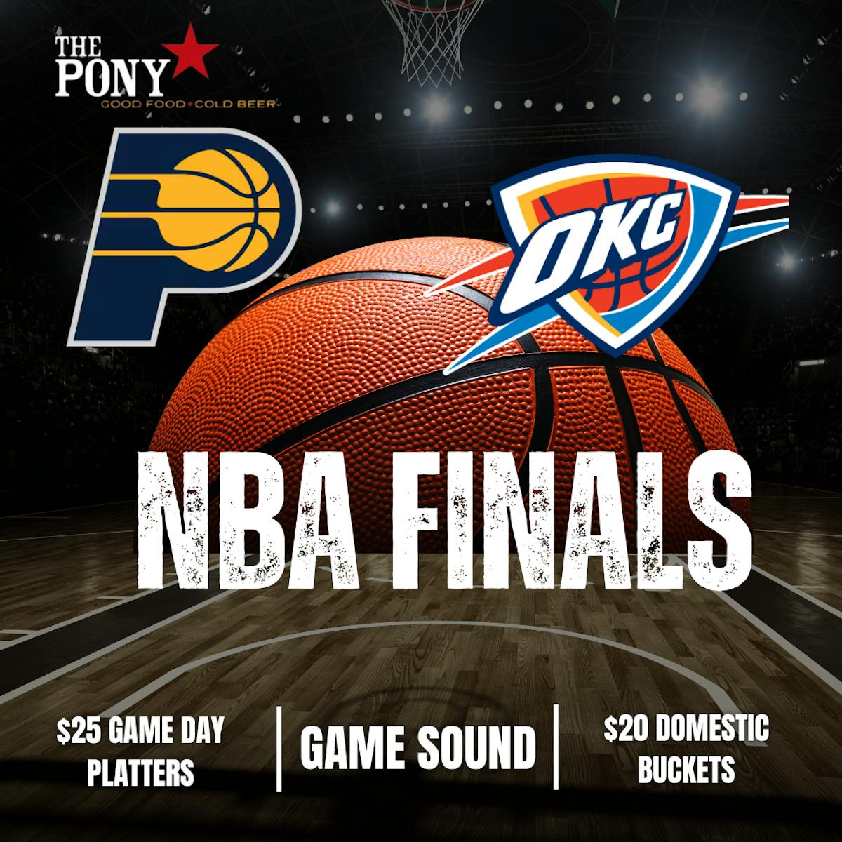 a graphic displaying our NBA finals promotions and specials