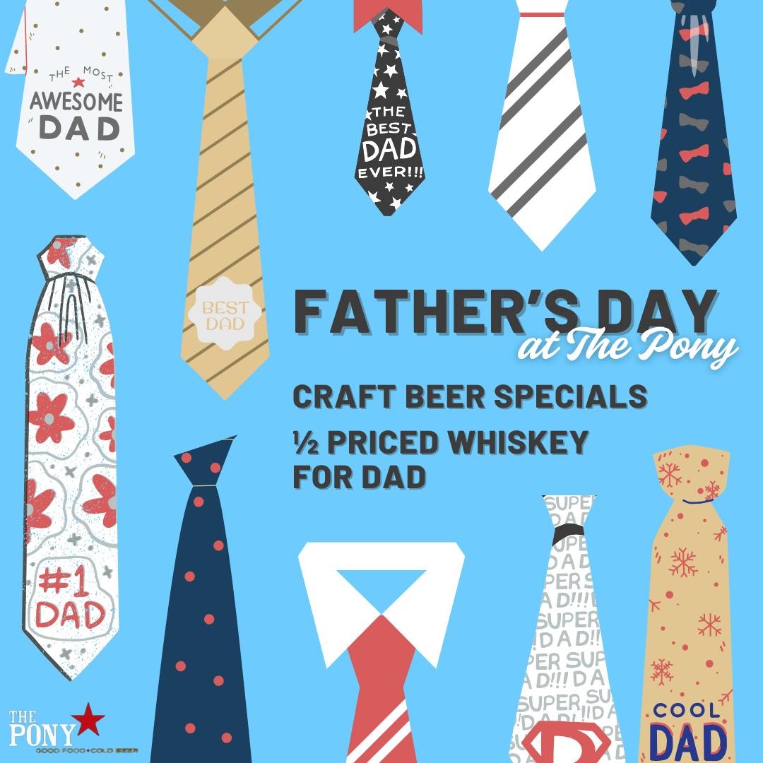 fathers day graphic with rooftop specials