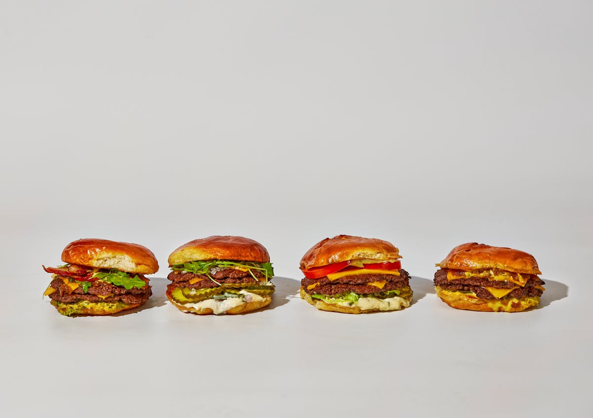 a close up of food on a table