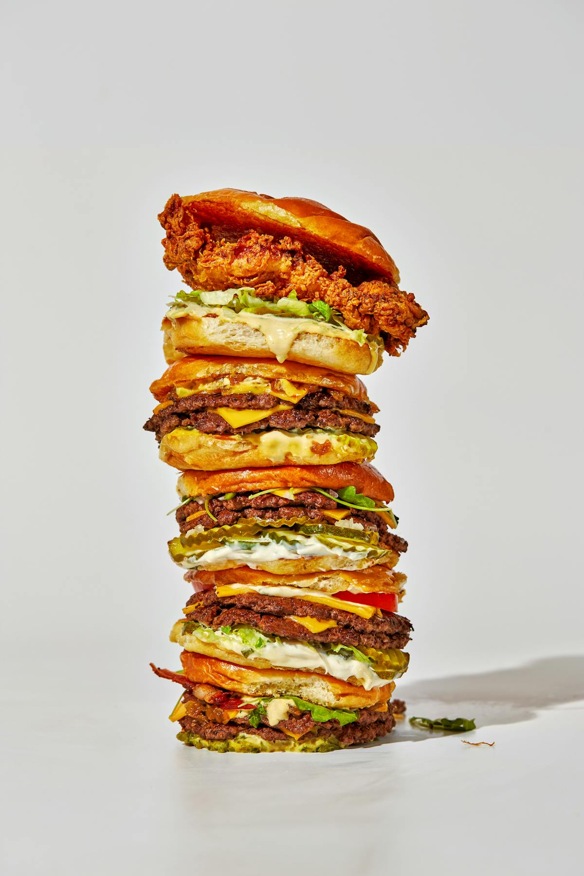 a sandwich cut in half