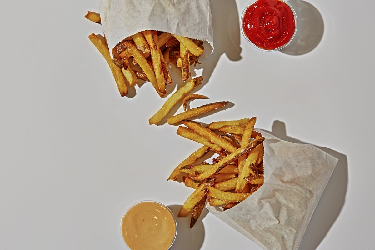 food on a table