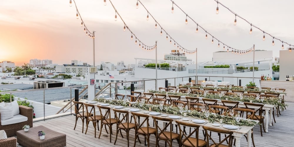 a dining room with tables and chairs
