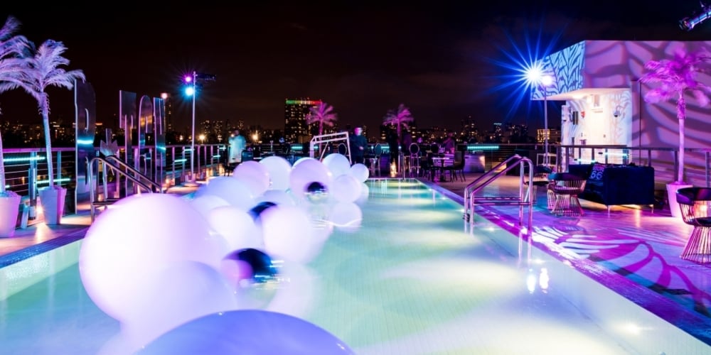 a dining room with tables and chairs