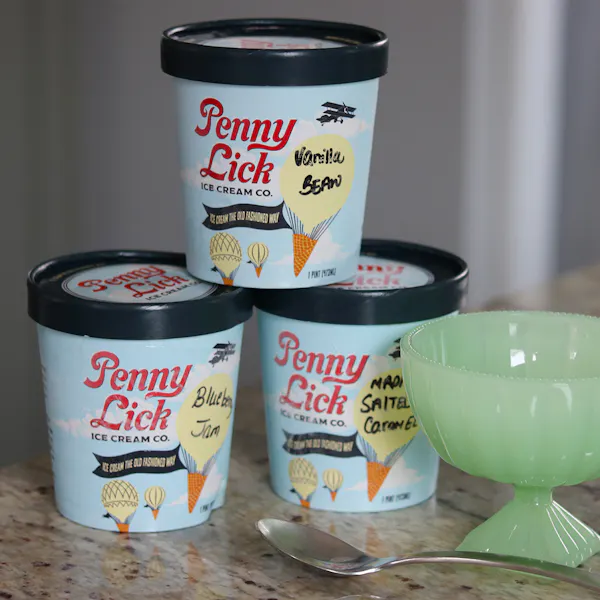 3 Pint Pack Penny Lick Ice Cream