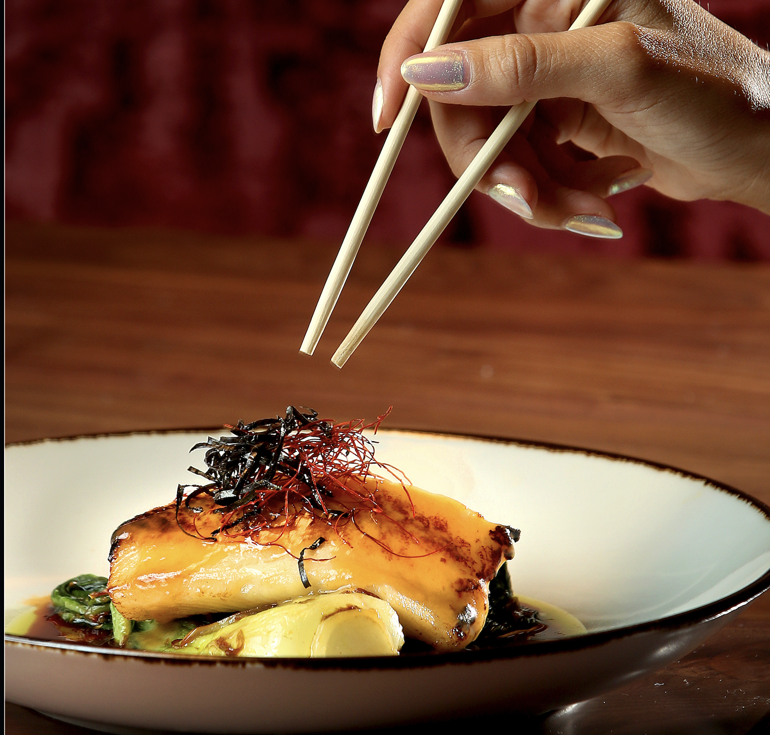 Blackbird Modern Asian restaurant dish, upscale pan-Asian dinner spot in Jupiter, Florida