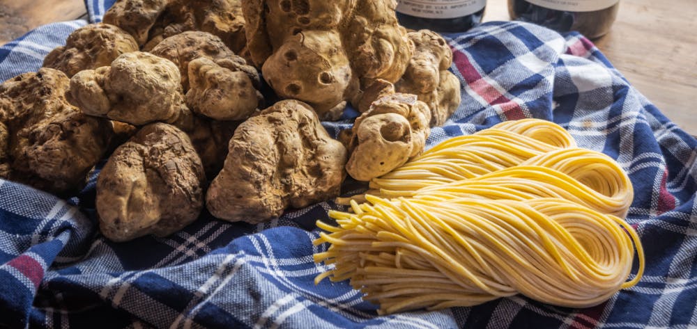 a group of stuffed animals sitting on top of a bed