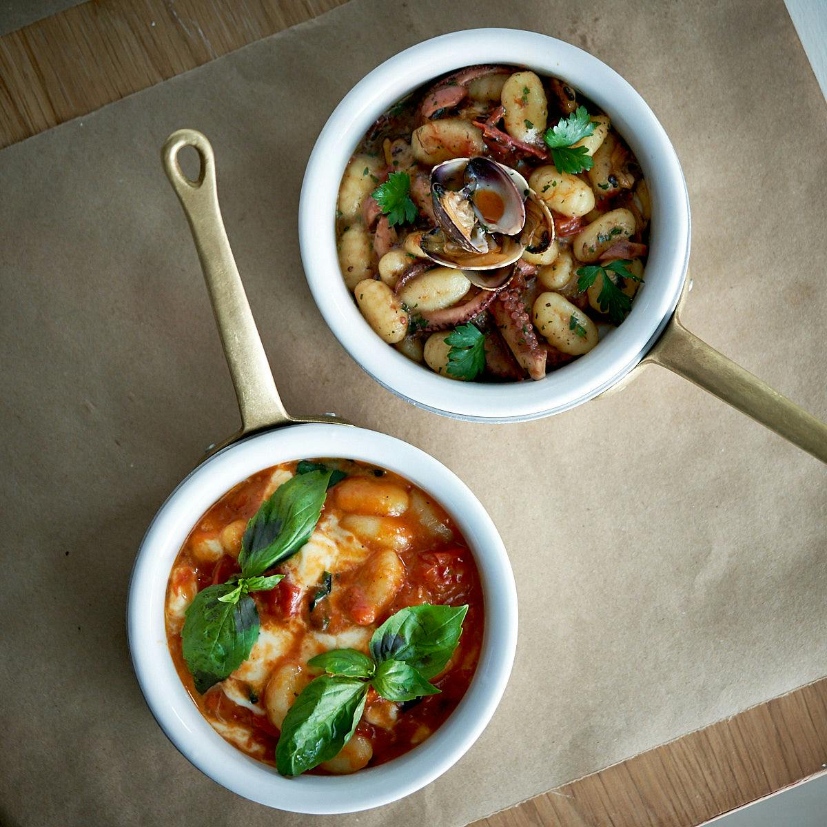 a bowl of food on a table