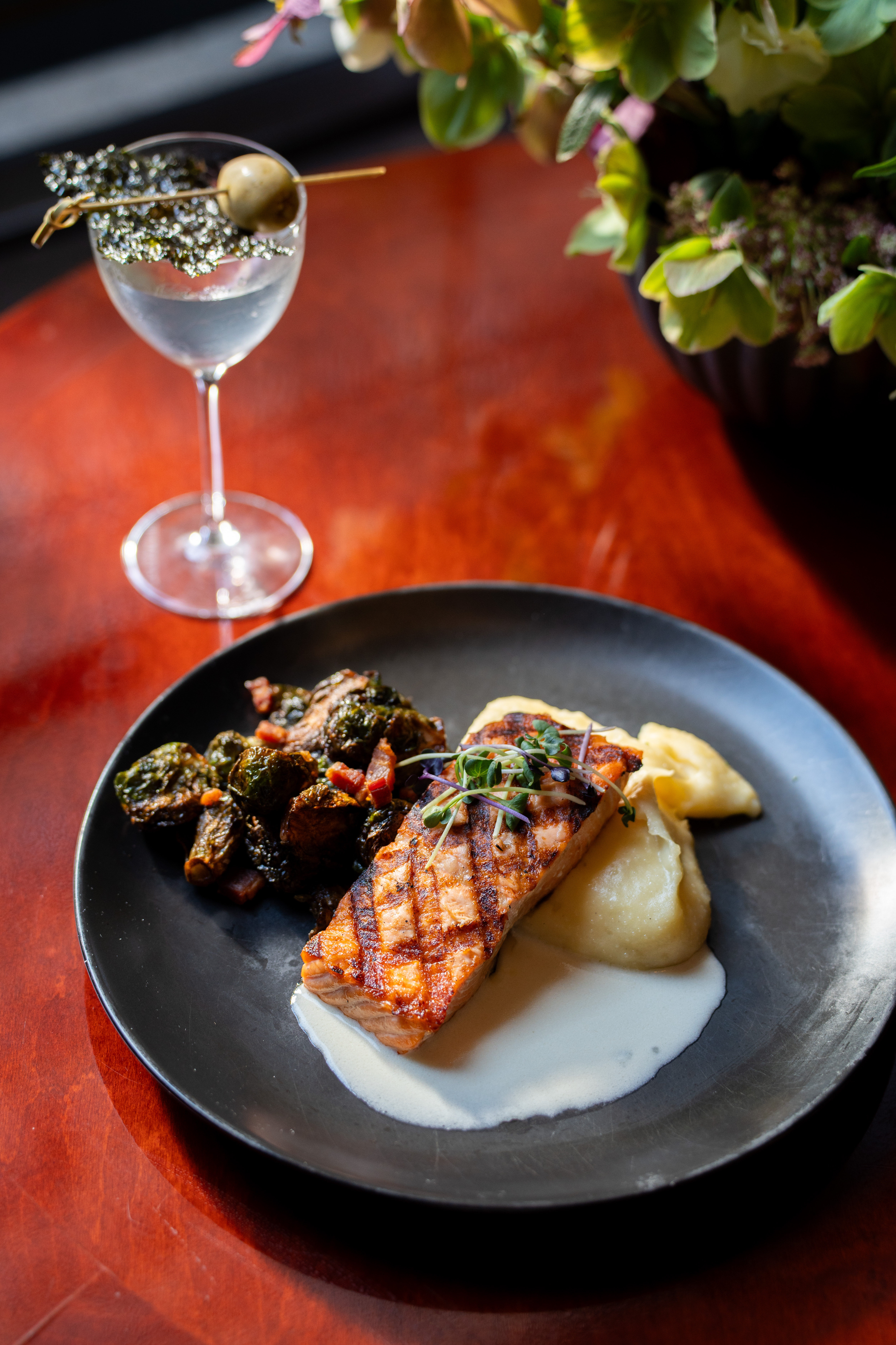 salmon dinner