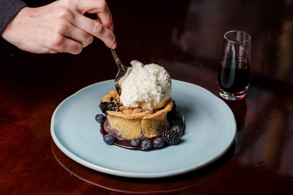 food on a table
