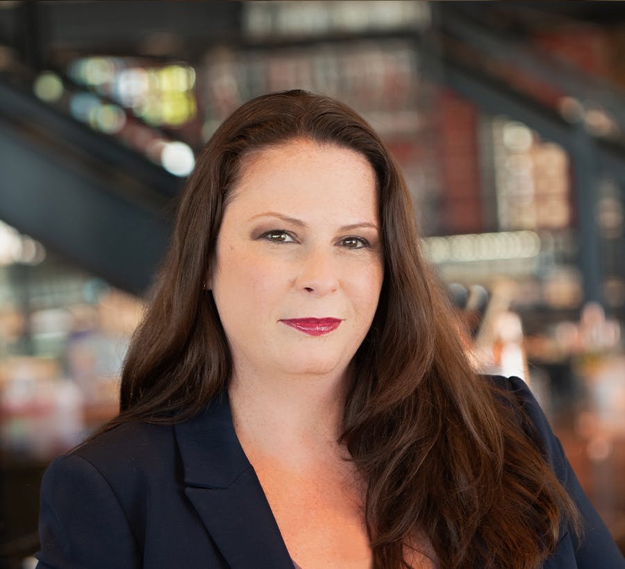 a person smiling for the camera