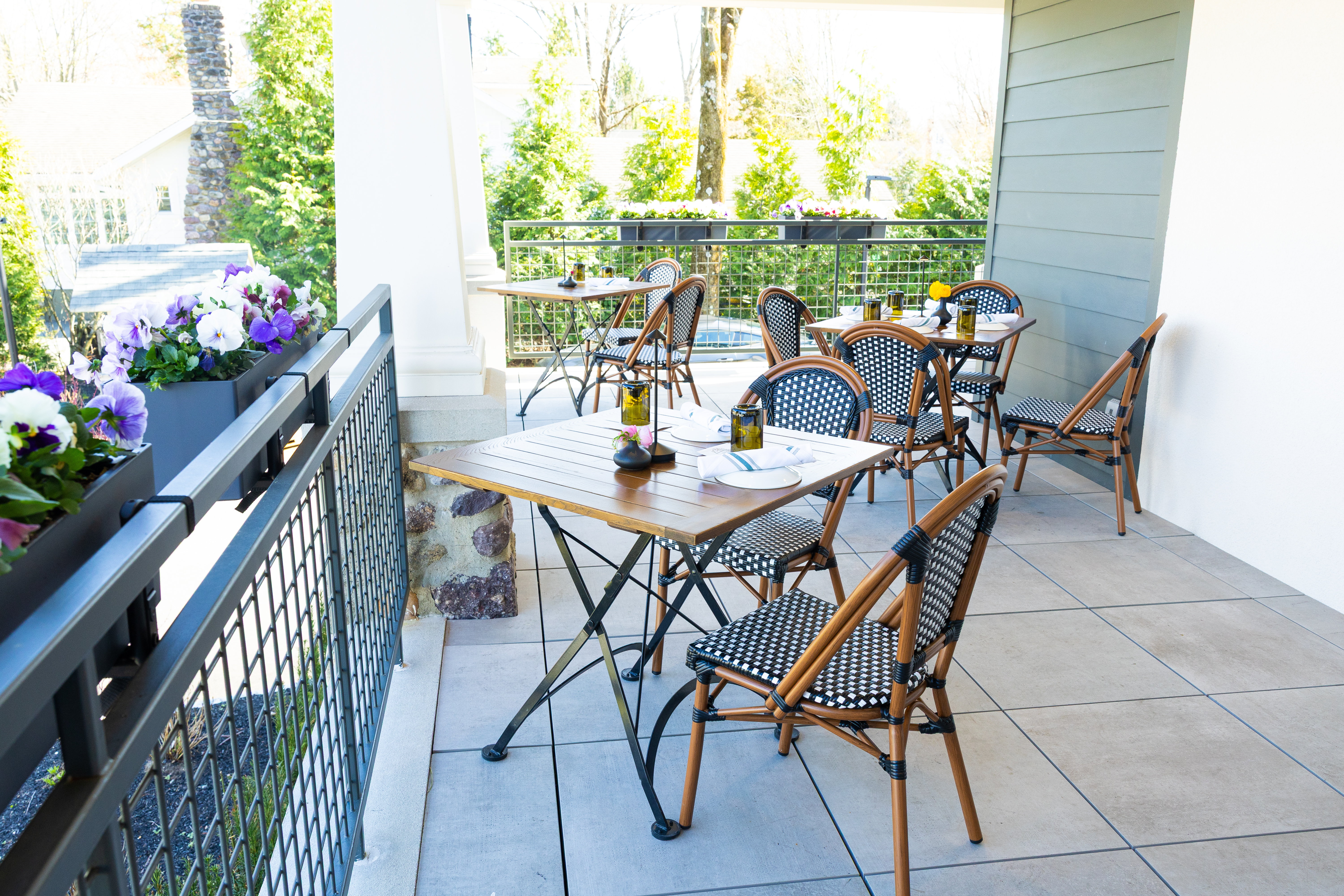 Outdoor dining in Morris County, NJ