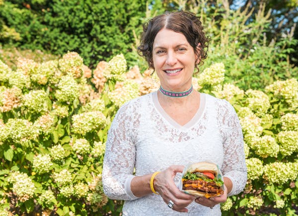 a person standing in a garden