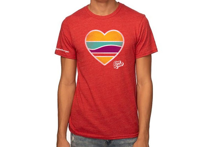 red love shirt