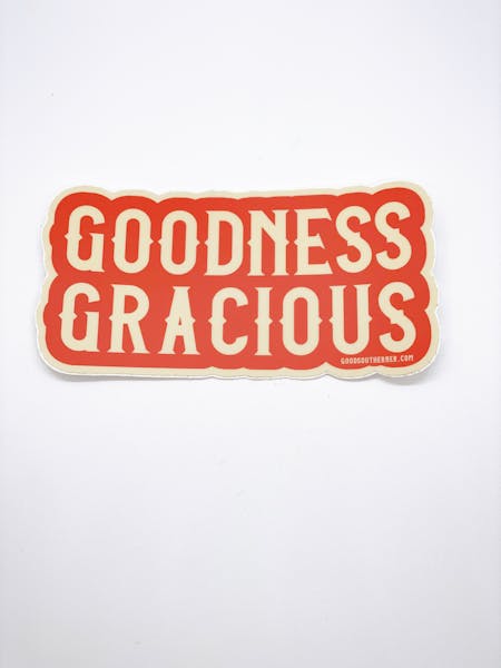 Goodness Gracious Sticker Mason's Restaurant & Grocery American