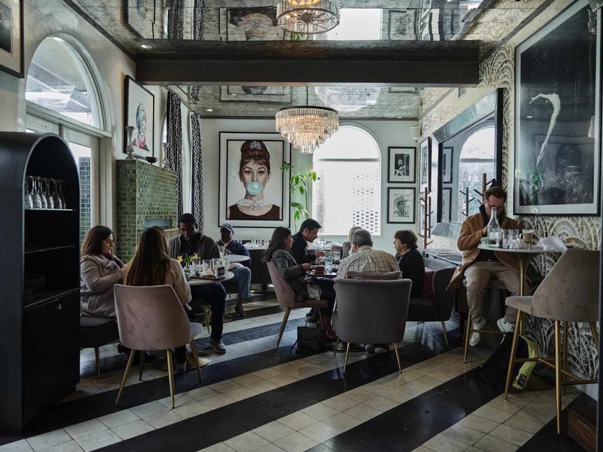 inside the restaurant