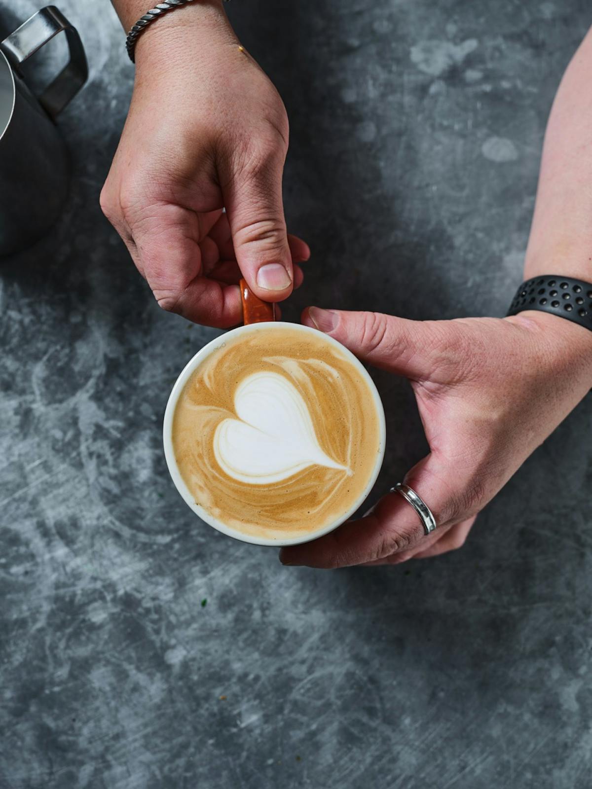 a cup of coffee