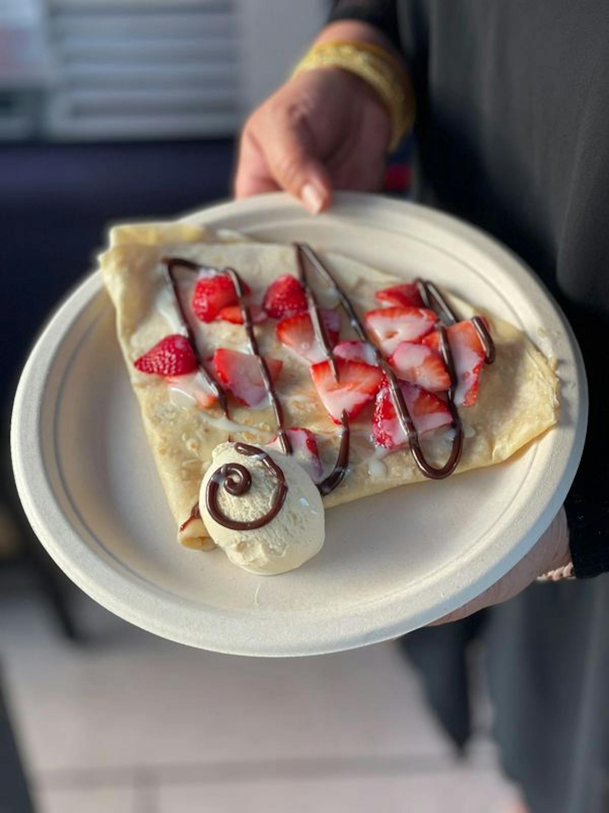 a piece of cake on a plate