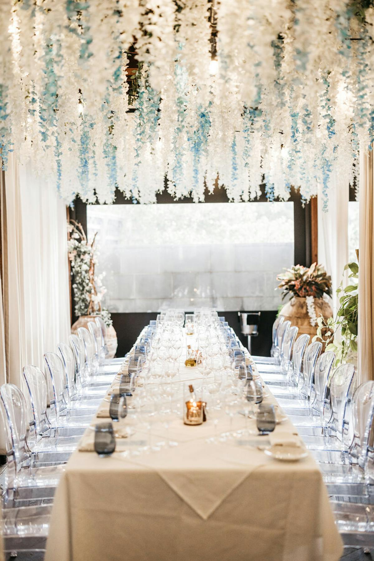 a vase of flowers on a table