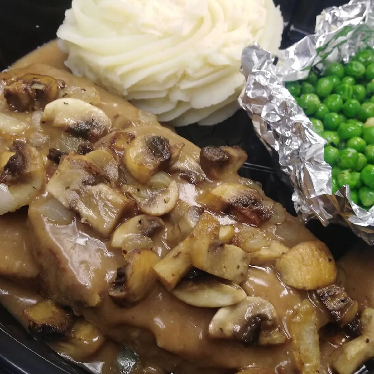 a plate of food with broccoli